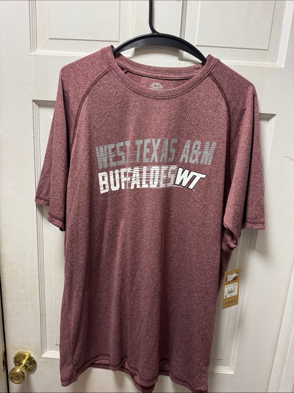 Threads 4 Thought Men's Maroon Heather West Texas A&M Buffalos WT Tee - Picture 1 of 3